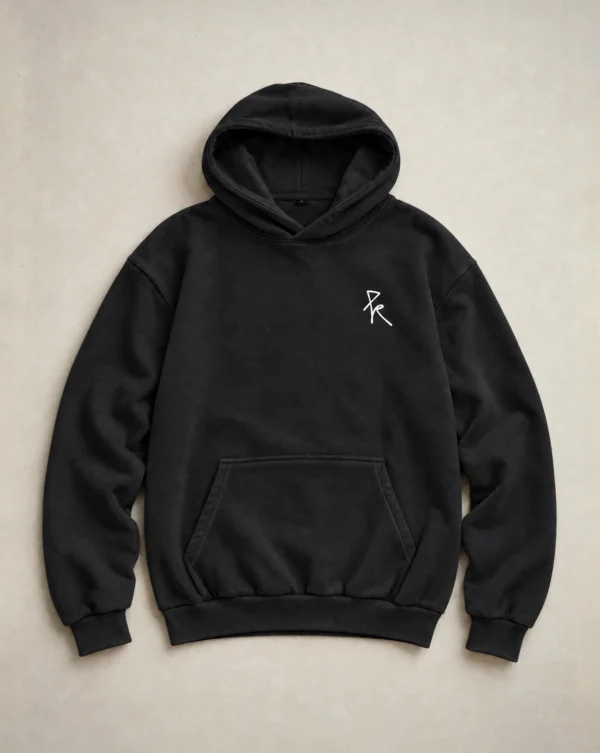 Vintage Heavy Hoodie Black